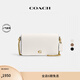 蔻馳（COACH）女士經(jīng)典標志MILA通勤斜挎包單肩包老花復古鏈條女包 B4/粉筆白色