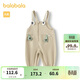巴拉巴拉童裝寶寶褲子嬰兒男童休閑褲背帶褲立體充棉造型可愛(ài)萌趣