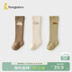 童泰（TONGTAI）嬰兒襪子寶寶長(cháng)筒襪男童女童毛圈襪兒童襪頭高筒襪米棕1-3歲