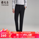 雅戈爾（YOUNGOR）休閑褲男褲子秋冬季青年男士休閑褲商務(wù)休閑褲合款 藏青VCHZ319934FWA 34 175/84A