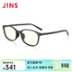 睛姿（JINS）SCREEN HEAVY防藍光鏡護目眼鏡輕量透明升級定制FPC23S001 97亞光黑色