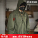 馬登工裝 美式復古甲板服惡劣天氣短款輕戶(hù)外夾克外套男寬松連帽衛衣 軍綠色 【加大版】 L