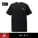 Onitsuka Tiger鬼塚虎夏季短袖男女T恤透氣短袖衫 黑色 XS
