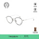 克羅心（chrome heart）新款眼鏡男女925銀朋克時(shí)尚圓框近視鏡架手工精致禮物THICK MBK/SS