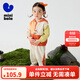 迷你巴拉巴拉男女童戶(hù)外長(cháng)袖套裝舒適連帽上衣長(cháng)褲兩件套春新品 橙紅60516 100