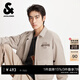 杰克·瓊斯（JACK&JONES）春季男裝棉服棉衣時(shí)尚潮略寬松尖領(lǐng)字母裝飾保暖外套225409041 蛋殼色 S （170）