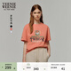 Teenie Weenie小熊女裝字母T恤夏季簡(jiǎn)約時(shí)尚印花通勤短袖 粉色 M (165)