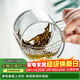 格娜斯玻璃泡茶杯茶水分離喝水杯月牙過(guò)濾網(wǎng)帶把辦公室綠茶杯460ml帶蓋