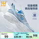 361°運動(dòng)鞋男鞋春夏季新品透氣網(wǎng)面跑鞋黑色通勤輕質(zhì)慢跑步鞋 太空灰/工裝藍【透氣網(wǎng)布】 42