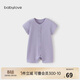 babylove嬰兒連體衣夏季莫代爾輕薄透氣男女寶寶哈衣爬服短袖家居衣服夏裝