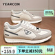 意爾康男鞋運動(dòng)休閑鞋潮流低幫戶(hù)外舒適慢跑鞋 96511W 白/灰 41 