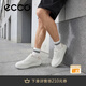 愛(ài)步（ECCO）運動(dòng)休閑鞋 春夏厚底增高板鞋簡(jiǎn)約舒適男鞋 街頭球鞋539814 HL 白色/灰白色53981452292 41