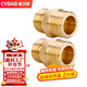 櫥衛幫（CVBAB）全銅加厚4分對絲 接頭直通進(jìn)水管接頭 外牙螺紋管件 2只裝CVA03-2