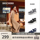 斯凱奇（Skechers）涼鞋女士2026年春季厚底百搭休閑運動(dòng)涼拖鞋外穿沙灘鞋120006