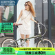 大行（DAHON）D7折疊自行車(chē)20英寸7速復古折疊車(chē)成人男女士學(xué)生單車(chē)HAC071 橄欖綠