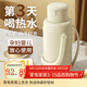 欣美雅熱水瓶暖壺學(xué)生用宿舍大容量暖瓶開(kāi)水瓶家用老式塑料外殼保溫水壺 奶油白 3.2L 【加厚款-更保溫】