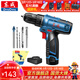 東成 鋰電鉆電動(dòng)螺絲刀充電式手電鉆多功能手槍鉆家用套裝電動(dòng)工具 MJZ1201B單電雙速紙盒