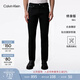Calvin KleinJeans四季款男士經(jīng)典休閑通勤ck修身顯瘦黑色洗水微彈牛仔褲