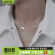 奧斯坦?。╫utstanding）S925銀蛇骨項鏈男士潮流高級鎖骨吊墜情人節生日禮物送男生友老公 【京速達】FAITH信仰項鏈-原裝盒 單條