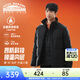 安踏（ANTA）面包羽絨服丨四防短款速暖羽絨服男冬季立領(lǐng)加厚保暖男裝棉服外套 【立領(lǐng)】基礎黑-1 XL (男180)