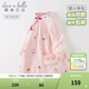 戴維貝拉（DAVE＆BELLA）童裝中國風(fēng)漢服裙子女童連衣裙中大童公主裙兒童新年衣服寶寶服裝 粉色【現貨】 120 cm（建議身高110-120cm）