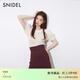 SNIDEL2025秋冬新品甜美百搭高腰喇叭A字魚(yú)尾短裙褲SWFP254066 酒紅色 M （1）