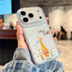 帝凱倫 適用蘋果17promax手機殼iphone17pro保護套防磨防摔超薄鏡頭全包簡約軟殼保護套 蠟燭星星公仔 iPhone 17 ProMax