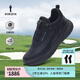 比音勒芬高爾夫【抗菌防臭】春夏季男士質(zhì)感皮面運動(dòng)休閑鞋 07黑色 41