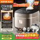 蘇泊爾（SUPOR）電飯煲0涂層不銹鋼4L防溢電飯鍋金屬煲體多功能微壓家用4-5人智能預約電飯鍋【愛(ài)心飯煲】F40F68S