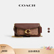 蔻馳（COACH）女士經(jīng)典標志TABBY 19號鏈帶斜挎包單肩包女包 B4/棕黃色 棕色