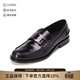 托德斯（TOD'S ）新品 男士經(jīng)典麻花扣飾商務(wù)休閑樂(lè )福鞋單鞋皮鞋禮物男 XXM26C0EO40AKTB999 黑色 42 /品牌原碼 8