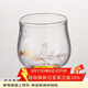 容山堂玻璃變色杯子精致茶杯主人杯建盞功夫茶杯個(gè)人專(zhuān)用品茗杯 變色寒梅玻璃主人杯-琥珀色