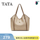 他她（TATA）包包冬簡(jiǎn)約單肩包通勤托特包女新款單肩包LB331CX5 卡其色 F
