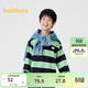 巴拉巴拉童裝男童衛衣2024秋裝中大童時(shí)尚條紋長(cháng)袖兒童上衣潮208324121105