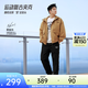 安踏（ANTA）樊振東同款 | 夾克外套男運動(dòng)上衣防風(fēng)百搭風(fēng)衣單茄克男152518613 蕉卡其-1 XL (男180)