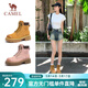 駱駝（CAMEL）戈壁經(jīng)典大黃靴秋季女士復古潮流戶(hù)外時(shí)尚百搭馬丁靴 L23W076036土黃 38
