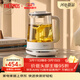 膳魔師（THERMOS）純鈦養生壺小型家用辦公室玻璃燒水壺多功能預約恒溫煮茶器花茶電熱水壺 【純鈦發(fā)熱盤(pán)】帶茶漏款 1.5L