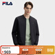 斐樂(lè ) 斐樂(lè )官方男裝梭織外套2025春新款時(shí)尚簡(jiǎn)約休閑基礎棒球領(lǐng)夾克男 正黑色-BK L 175/96A/L