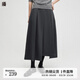 播商場(chǎng)同款不規則設計氣質(zhì)半身裙女24冬款a字百褶裙BDR4BD3499 G60羽灰 M