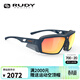 RUDY PROJECT璐迪籃球眼鏡運動(dòng)墨鏡滑雪登山射擊太陽(yáng)鏡意大利進(jìn)口護目鏡AGENT 海軍藍/多層鍍膜橙（含固定帶）
