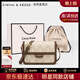 CinvaiKrose官方店小c&k包包女包2026新款斜挎包單肩包生日母親節禮物送媽媽 卡其配棕Khaki brown【送女友老婆女生禮物走心】