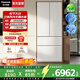 松下（Panasonic）【國家補貼】大白冰箱法式多門(mén)464升家用超薄零嵌入式變頻雙系統風(fēng)冷無(wú)霜一級能效抗菌保鮮 【大白】464法式雙系統平嵌EW46TGB-W