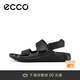 愛(ài)步（ECCO）涼鞋男 復古男士運動(dòng)涼鞋夏天勃肯沙灘休閑鞋男皮涼鞋 科摩500944 黑色50094401001 43