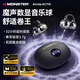 魔聲（Monster）Airclip AC710 藍牙耳機無線降噪運動耳夾式骨傳導概念開放不入耳舒適佩戴大電量超長續航數顯屏 黑色【磨砂數顯版+32h續航+單耳3.7g】