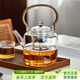 憶壺茶茶壺玻璃煮茶壺大容量玻璃燒水壺2000ml電陶爐煮水壺耐高溫加厚 【2.0L加大容量】透明提梁壺