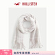 HOLLISTER美式柔軟舒適百搭保暖長(cháng)款格紋圍巾25秋冬女裝354-5036 白色格子