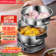 榮事達（Royalstar）電炒鍋 多功能電炒鍋316不銹鋼鍋0涂層多用途鍋山東鍋【帶定時(shí)】家用電蒸鍋RDG-ZH34GB6D-316