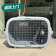 寵物航空箱狗中小型犬貓咪航空箱大號狗狗航空箱貓狗籠子外出便攜 灰色 60*42*42.5cm 適用20斤內