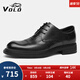 VOLO犀牛商務(wù)正裝皮鞋英倫風(fēng)德比鞋冬季男士休閑鞋 黑色 40