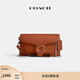 蔻馳（COACH）女士TABBY腕包斜挎包純色真皮鏈條包女包 LH/拋光琥珀色